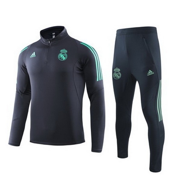 Survetement Real Madrid 2019-20 Vert Bleu Marine